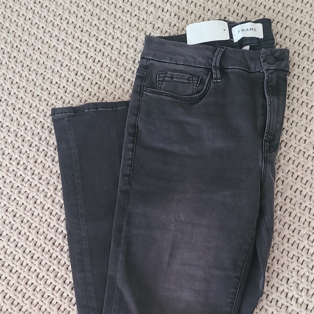 FRAME Le Mini Highrise Bootcut Jeans
